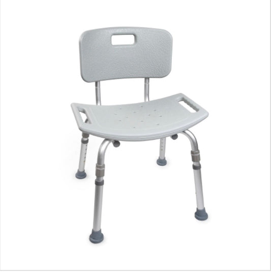 McKesson Aluminum Bath Transfer Bench with Removable Back