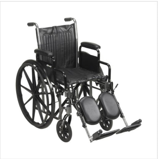 McKesson Wheelchair, 16 Inch Seat Width