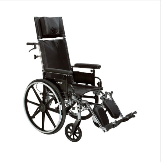 drive Viper Plus Reclining Wheelchair, 16-Inch Seat Width