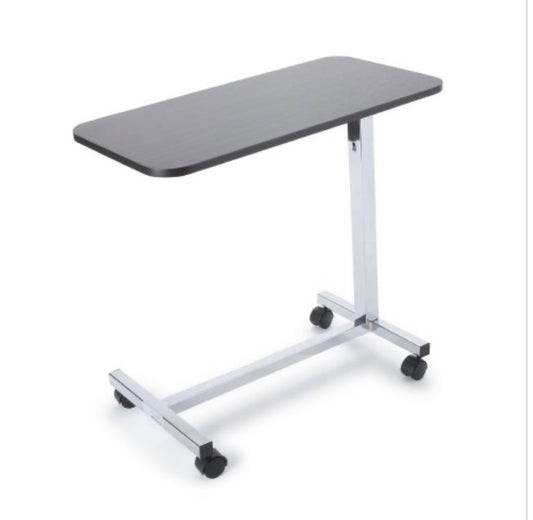 McKesson Overbed Table, Spring-Assisted Lift, 28.25 – 43.25 Inch Height Range