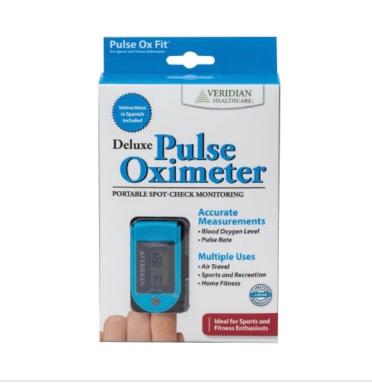 SmartHeart Fingertip Pulse Oximeter for Blood Oxygen Saturation, Deluxe